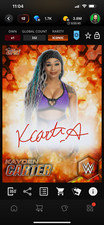 Digital card: Topps Slam Color Splash Orange Motion Signature Kayden Carter