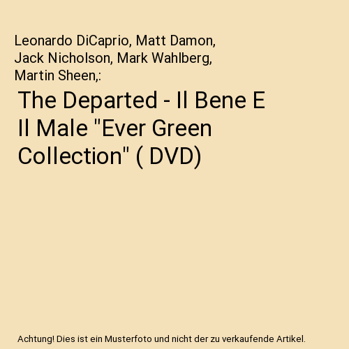 The Departed - Il Bene E Il Male "Ever Green Collection" ( DVD), Leonardo DiCapr - Afbeelding 1 van 1