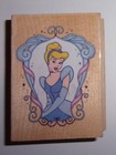 All Night Media CINDERELLA PORTRAIT Rubber Stamp Lightly Used 2 1/4 x 3 — photo 1