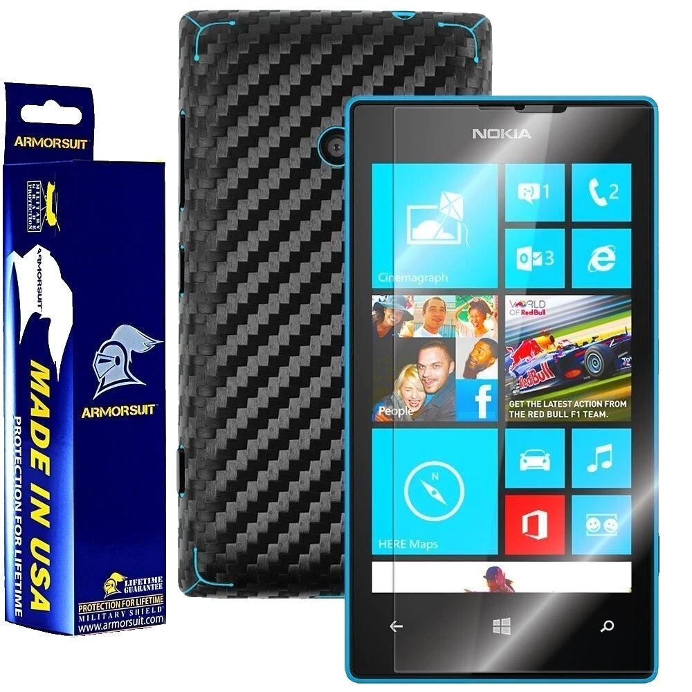 Protetores de Tela de Celular Preto para Nokia Lumia 520