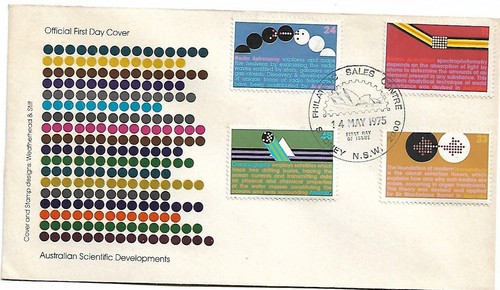 Juego de 4 Desarrollo Científico 1975 IED Sydney 14 de mayo de 1975