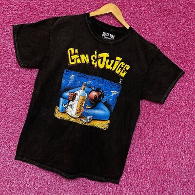 Death Row Records Snoop Doggy Dogg Gin & Juice Rap Tee M/L | eBay