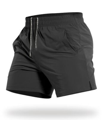 Mens Workout Shorts inch Inseam Gym Shorts Men Quick Dry