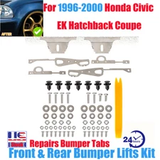 For 1996-2000 Honda Civic EK Hatchback Coupe Front & Rear Bumper Lifts Kit 1997