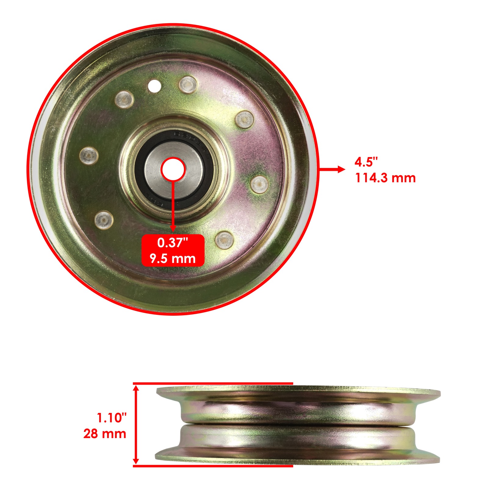 Engine Pulley for Husqvarna FD52 FD61 MZ28 MZ54 MZ52 MZ5225 MZ5226