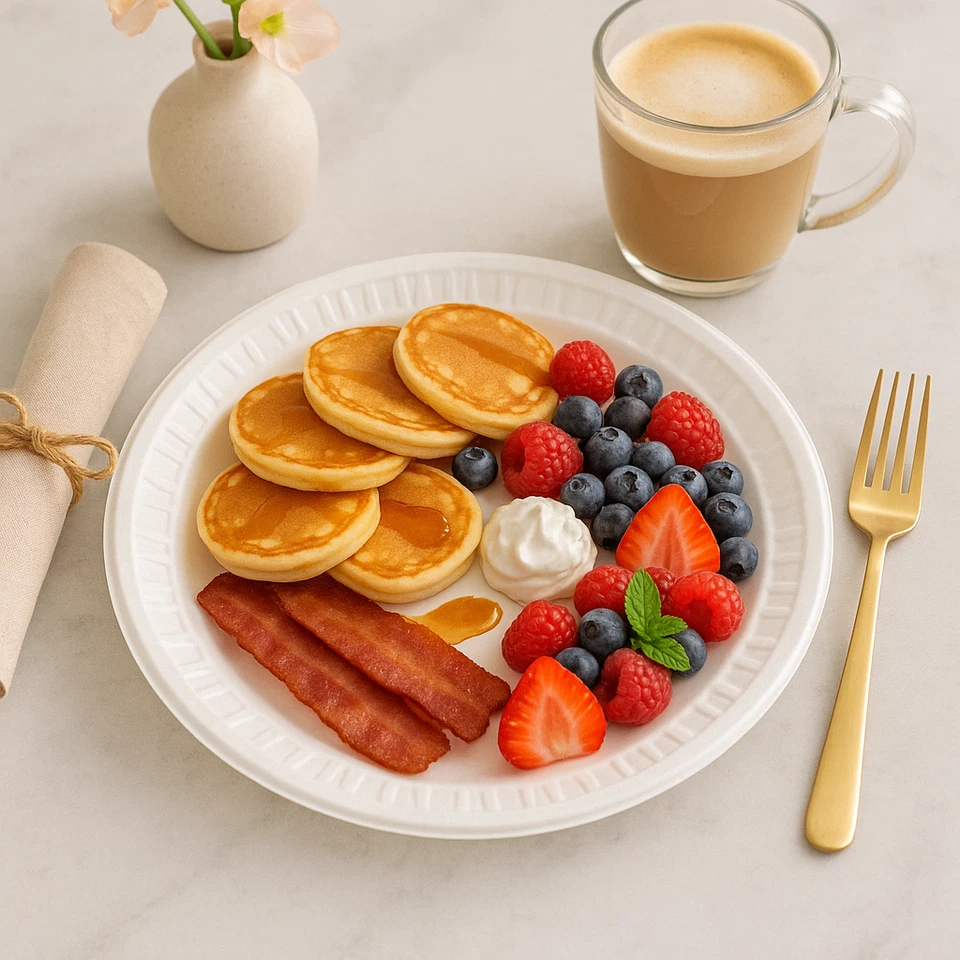 Placas de espuma Dart 9PWCR 9" - Resistentes a cortes y remojos - Placas desechables de 500 quilates Foto 3 de 4