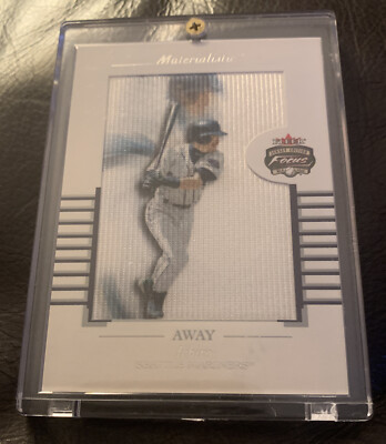 Seattle Mariners Ichiro 02 Fleer Focus Materialistic Away Card | eBay