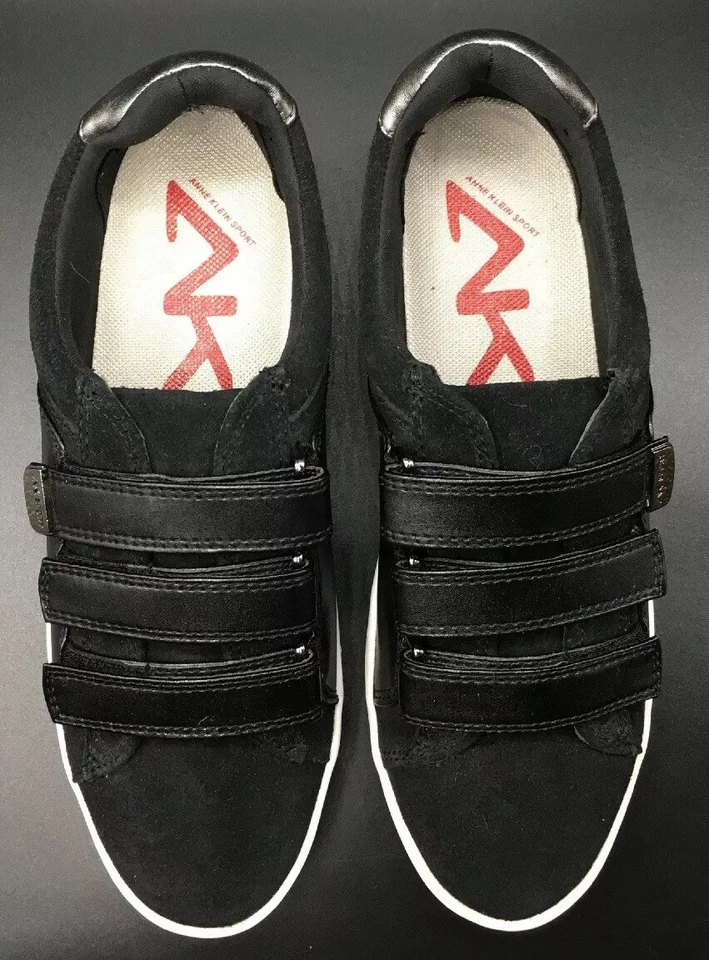 Zapatilla deportiva Ann Klein Akzack de gamuza negra 8M Foto 2 de 4