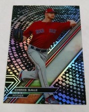 2017 Topps High Tek CHRIS SALE Blackout card BOSTON RED SOX Chicago Pattern 1B