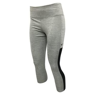 Nike 7/8 Mid-Rise Leggings Dk Grey Heather White Free