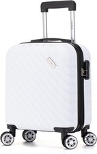 55x40x20 Ryanair Cabin Suitcase 4 Wheel HardShell Luggage Case Hand Carry On ABS