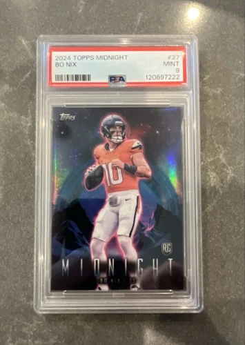 2024 Topps Midnight - Bo Nix #27 (RC)