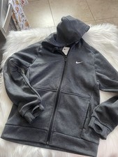 Nike Gray Kids Boys Zipper Jacket Hoodie Size M Used