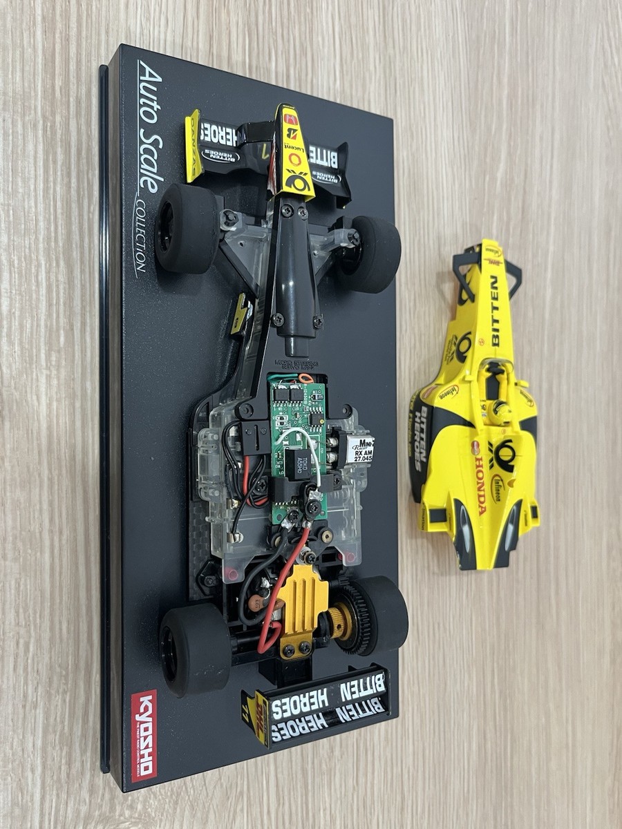 ②OLD Super Very Rare Kyosho MINI-Z Racer F1 BODYSET JORDAN HONDA