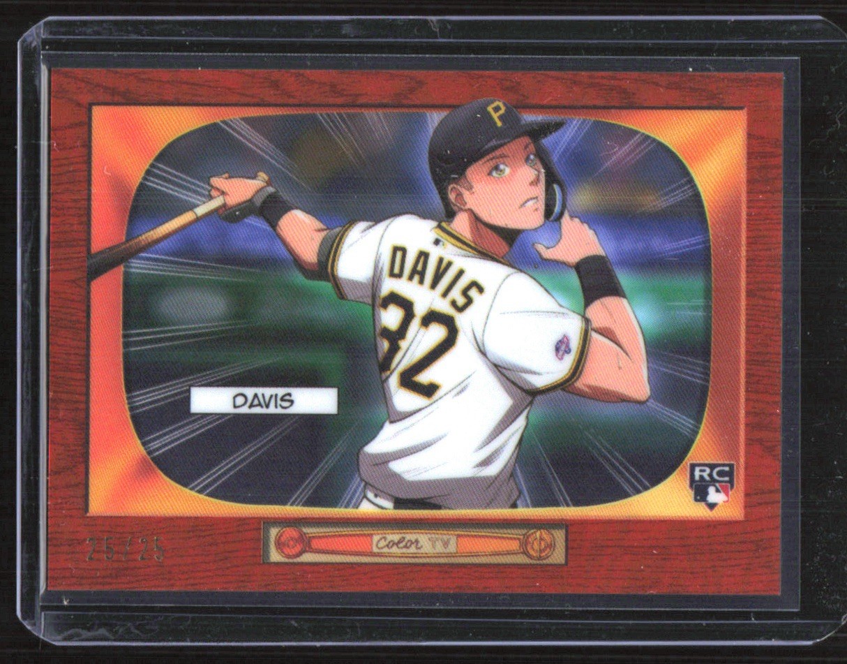 2024 Bowman Henry Davis 1955 Anime Orange Refractor /25 Pittsburgh Pirates #BA7