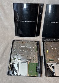 Lot Of 3 Playstation 3 PS3 Fat Consoles Only - Parts Only - Incomplete - READ