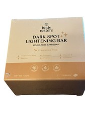 Body Restore Dark Spot Lightening Bar Soap 3 bar Kojic Acid Tumeric Exp 9/26