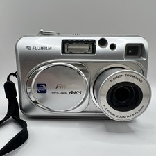 Fujifilm Digital Camera FinePix A405 2.0MP Silver Tested With Batteries