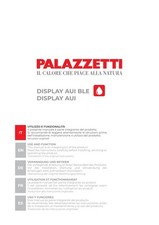 Manuale display caldaia pellet PALAZZETTI Ecofire Jackie Idro e Tiffany