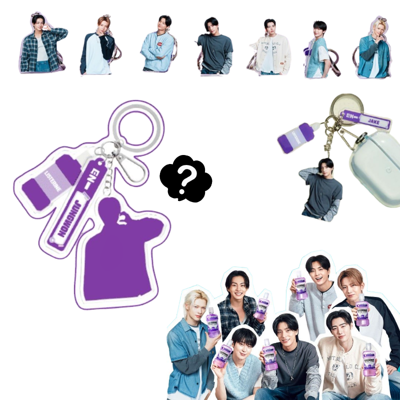 ENHYPEN x Listerine Official Keyring Random Korea Limited