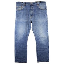 Vintage Y2K Levis 517 Boot Cut Jeans Distressed Denim Pants Mens Size 38x32