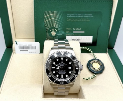 #ad #ad Rolex Sea Dweller Deepsea 44mm Black Dial Steel Auto Date Box amp; Papers $13500.00