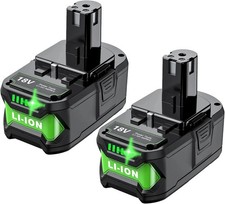 2 PCS 18V Li-Ion Battery P109 for Ryobi ONE P105 P107 P108 P102 P103 P104 9Ah