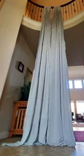 2 Croscill Home Fashions Light Sage Green Drapes 41x180 Light Filtering RN 21857
