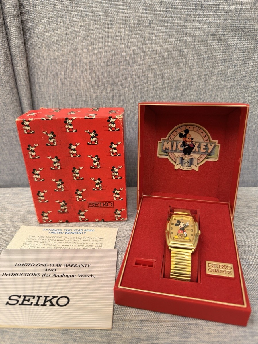 Seiko Mickey Mouse 60th SED002 2K03 5009 Wristwatch for Ladies
