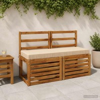 Bankkissen Soest 100 % Polyester Creme 100 X 40 X 8 Cm