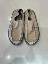 Sanuk Khaki Vagabond ST Hemp Slip On Casual Loafer Men Sz 10