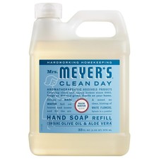 Mrs Meyer's Clean Day Hand Soap Refill Rain Water Scent 33 Fl Oz