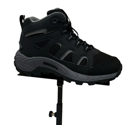 Merrell Oakcreek Little Boys Waterproof Hiking Boots Size 11 Black Mid Top Shoes