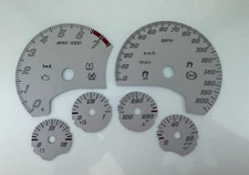 US Speedo White Corvette C6 Gauge Face for Clusters 2005-2012