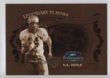 2006 Donruss Classics Legendary Players Platinum 18/25 YA Tittle #LP-5 HOF 0f6