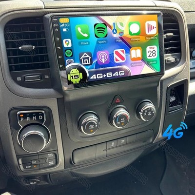 Apple Carplay Car Radio Android 15 For 2013-2018 Dodge Ram 1500 2500 3500 4+64G