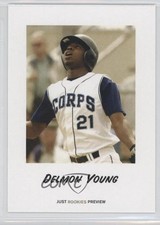 2003 Just Minors Just Rookies Preview Delmon Young #Preview10 0q3