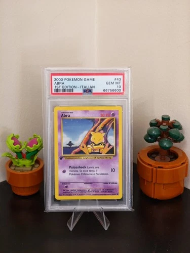 2000 POKEMON BASE SET 1ST EDITION #43 ABRA PSA 10