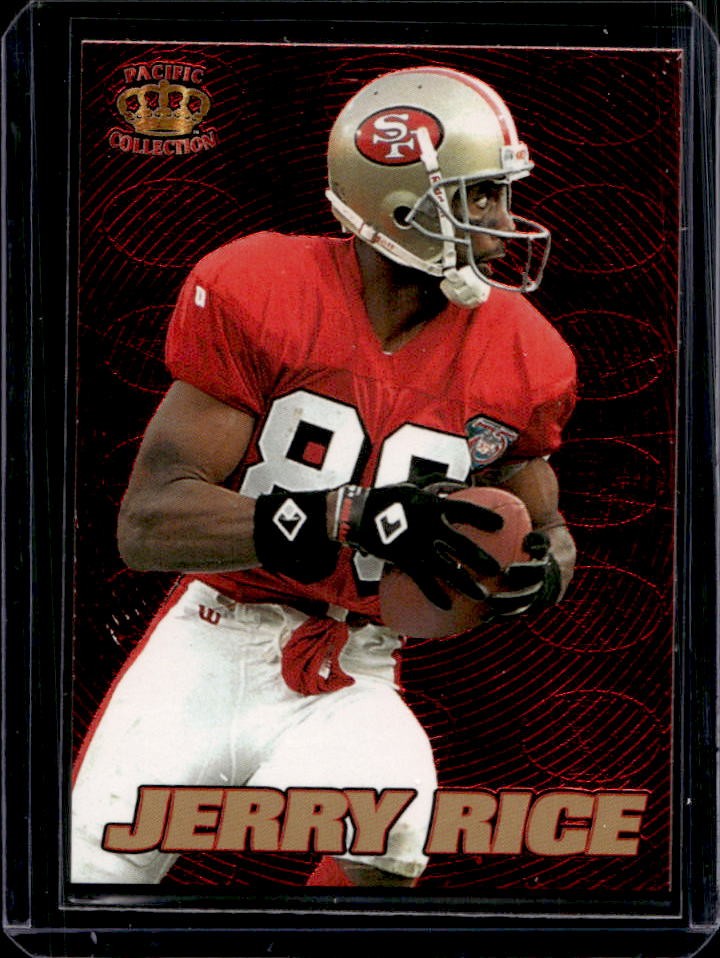 1995 Pacific Prisms Jerry Rice Red Hot Stars #8 Francisco 49ers