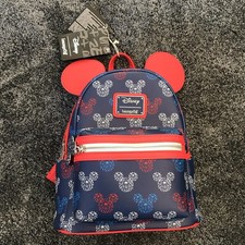 Disney Loungefly Patriotic Mickey Mini Backpack
