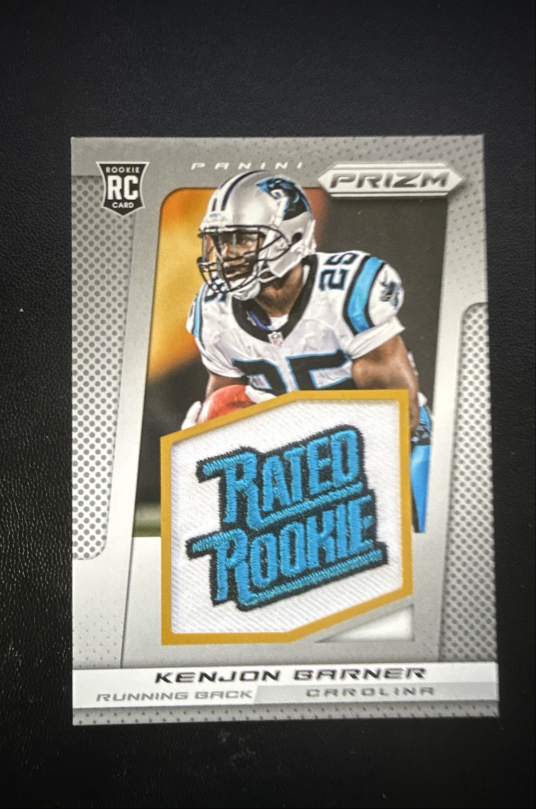 2013 Panini Prizm - Rookie Kenjon Barner #253 Rated Rookie Manufactured Patch...