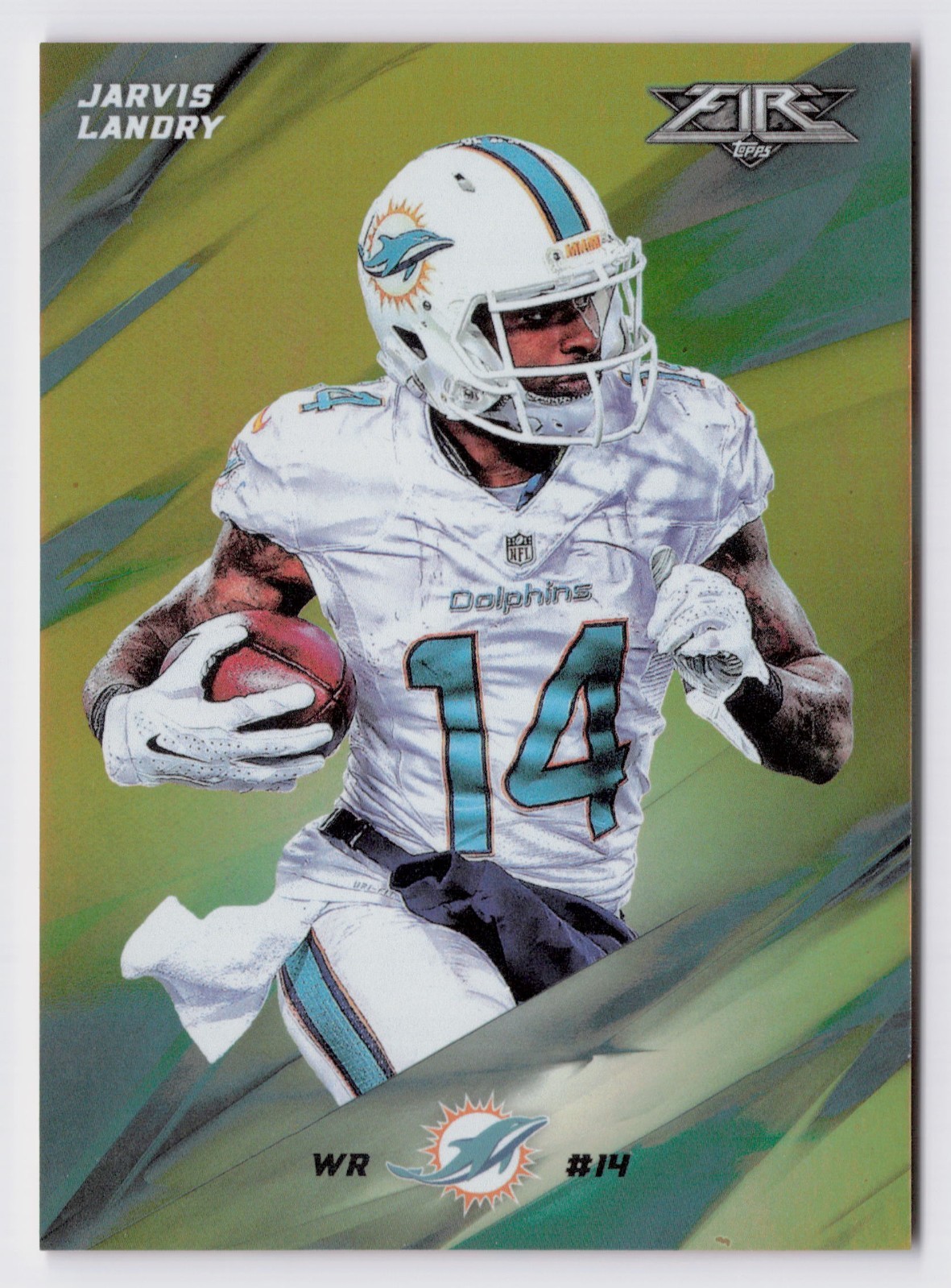 2015 Topps Fire Jarvis Landry #58 Gold /299 MIAMI DOLPHINS