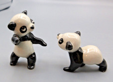 Hagen Renaker Glossy 2 Panda Figurines - Standing & Crawling