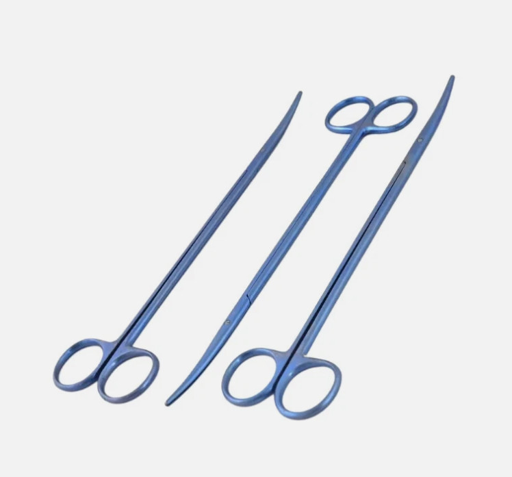 Set Of 3 Pieces Metzenbaum Scissors 9" Cvd Titanium Surgical Instruments