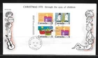 Canada - Winnipeg, MB 1970 Christmas 5c Block of 4 - Cole Cachet FDC - Bileski