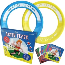 Activ Life Kid’s Flying Rings (2 Pack) They Fly Straight & Don’t Hur