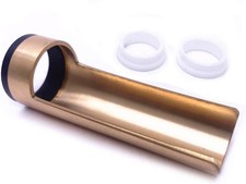 TUOREN Brass Guitar Slides 72mm / 2.8" Length Finger w/ Semicircle