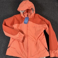 Columbia Storm Dry Women’s Ski coat Size XL XCO Salmon Orange Pink Thick Heavy