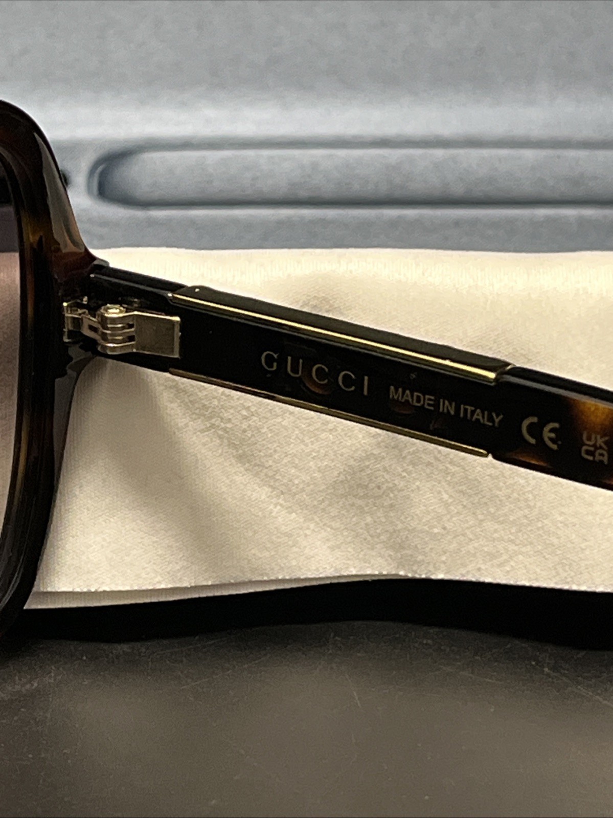 Gucci Brown Gradient Rectangular GG1189S 003 Pola… - image 19