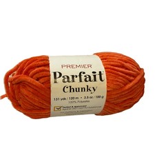 Premier Parfait Chunky Yarn-Mango 3.5 oz - 100 g - 131 yds - 1 skein - 6